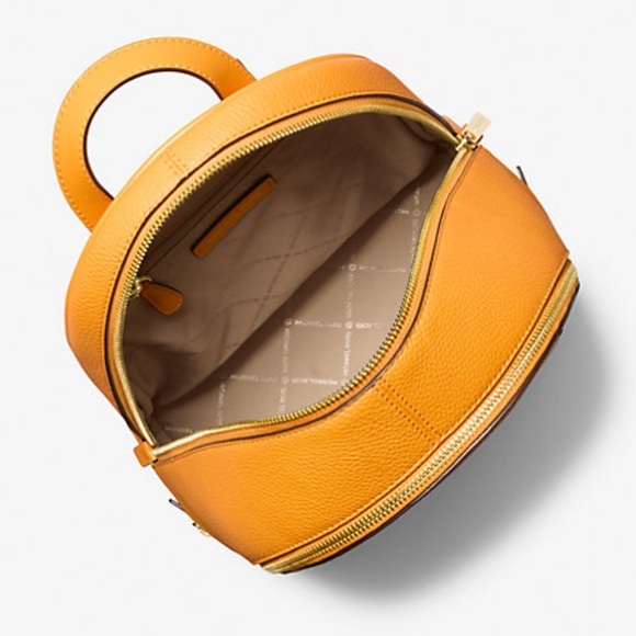 Michael Kors Vibrant Orange Backpack with Fun Patches main image 4